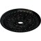 Ekena Millwork Tomango Egg & Dart Medallion (Canopies up to 6 3/4"), 27 7/8"OD x 3 7/8"ID x 2 1/2"P, Black Pearl CM27TOBPS - alternate 4